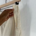 Faeriesty‎ Wide Leg High Rise Beige Linen Blend Side Zip Pants Size 2X Tan Photo 7
