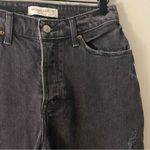 Abercrombie & Fitch  The Dad High Rise Vintage Black Jeans Size 25 0 Womens Denim Photo 3