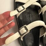 Birkenstock  Tatami White Leather Sandals Straps Slides US 9 Photo 2