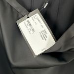 St. John NWT  Evening Black Satin Midi Skirt Size 12 Photo 2