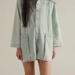 Free People NWOT /We the Free Maggie Denim Shortalls Photo 2