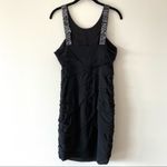 Nicole Miller Silk-Blend Ruched Cocktail Dress Photo 2