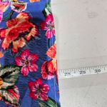 Christopher & Banks CJ‎ Banks Womens Top Tropical Floral Tropicana Blouse XL Short sleeve textured Photo 7