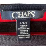 CHAPS NWT red & blue striped pullover dress with lacing detail size large Photo 3