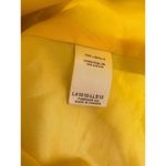 Lundstrom Jacket Womens 10 Waxed Linen Bright Yellow Pockets Snap Front Modern Photo 6