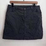 Eddie Bauer  Skirt Womens 8 Black Skort Travex Active Nylon Spandex Mini skort Photo 0