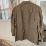 Vintage 90s Polo Ralph Lauren Plaid Blazer Jacket Men's 42R Old Money Equestrian Tan Size M Photo 4