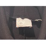 Anthropologie POSTAGE STAMP Turtleneck Black Mini Dress Photo 2