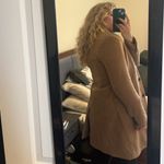 Uniqlo Women's Camel Trench Coat Photo 1