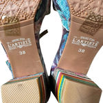 Spring Step L'Artiste by  Leilanie Sandals Womens 38 US 7.5–8 Floral Leather Heel Photo 15