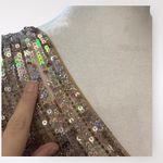 Mac Duggal Gold Sequin Cap Sleeve Gown 3785M Size 14 Long Formal Gown NWT Photo 8