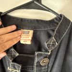 Faded Glory  Y2k‎ Plus Size 18 Black Cargo Army Button Up Cotton Jacket Photo 4