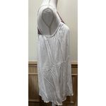 Trixxi  Juniors Embroidered ~ Adjustable Strap ~ White Dress Medium Photo 3