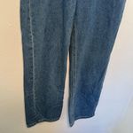 SheIn  Straight Leg Jeans Painted Back Pink Green Angel Photo 3