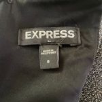 EXPRESS Silver Sparkle High Neck Sleeveless Dress Photo 5