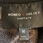 Romeo + Juliet Couture  stretch sweater dress fit and flare back zip M Photo 4