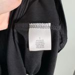 Alya  Women's Black Minimalist Boho Tiered Mini Dress - Size Small - Casual Goth Photo 4