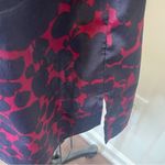 Gap  Floral Mini Dress in Navy and Burgundy, Drop Waist size M Photo 8