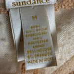 Sundance Nude Embroidered Chiffon Mesh Swiss Dot Slip Midi Dress Size Medium Photo 10