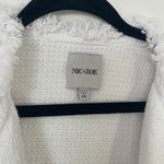 Nic+Zoe $198 Textured Fringe Mix Paper White Jacket Women's Size XS Photo 4