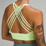 Lululemon SOLD: Women’s Free to Be High-Neck Longline Strappy Bra Wild Neon Yellow 8 Photo 6