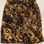 Floral Patterned Women's Skirt SM Black Photo 1