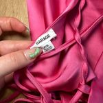 Garage Bright Pink Satin Cowl Neck  Top Photo 5