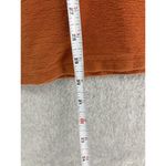 ZARA Women's Solid Orange Short Sleeve Dress Size Small Paneled A Line Photo 3