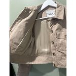 Ba&sh  Flint Pocket Jacket Cropped Shacket Sable Minimalist Spring Button… Photo 12