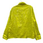 Mycra Pac Woman's Reversible Oversized Bright Neon Lime Streetwear Jacket Small Yellow Photo 1