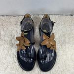 Soul Naturalizer Detail Sandals Women Size 9 M Black Espadrille Ankle Strap Photo 5