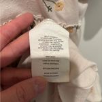 Altar'd State  Embroidered Floral Cotton Babydoll Top Sz S Photo 3