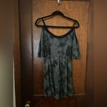 Free People Y2K Butterfly Print Cold Shoulder Mini Dress XS Photo 2