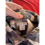 Carhartt Women’s Multicolor Long Sleeve Flannel Button Check Shirt Sz M (8-10) Photo 7
