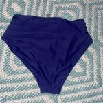Tempt Me Navy Blue High-Waisted Bikini Bottom XL Photo 2