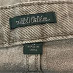 Wild Fable  High Rise Curvy Straight Jeans Distressed Cropped Taupe 14 Photo 2