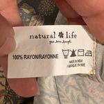 Natural Life Green and Cream Floral Button-Down Shirt Photo 7