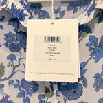 Diane Von Furstenberg  NWT Kiara Dress Large Blue White Floral Maxi Silk Cotton Photo 6