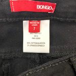 Bongo Black Low Rise Distressed Jeweled Raw Hem Cut Off Shorts Photo 5