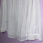 J. McLaughlin Cotton Gauze Button Up Shirt Women Size XS Coastal Beach Preppy Photo 7