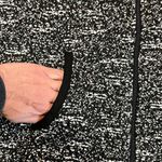 NWT A La Carte Black White Quilted Zip Up Vest Medium Photo 6