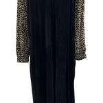 Saks 5th Avenue Saks Fifth Avenue Vintage Velvet Leopard Print Housecoat Dress M Photo 0