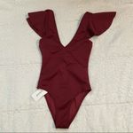 Derek Lam  10 Crosby Ruffle Sleeve Swimsuit Photo 3