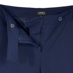 Jones New York SZ 12 Dress Pants Flat Front Zip-Fly Stretch High-Rise Navy Blue Photo 2