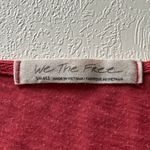 We The Free  by Free People Red Long Sleeve Tee | Scoop Neck Soft Knit Top | Size Photo 3