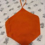House of Harlow  Orange Halter Top Photo 0