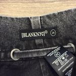 BLANK NYC Women's Washed Paper Bag Waist Black Jean Shorts Size 26 Photo 3