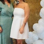 Princess Polly Strapless White Dress Photo 2