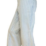 Torrid LIGHT BLUE DENIM STRAIGHT LEG JEANS WITH WHITE PINSTRIPES (18T) Photo 0