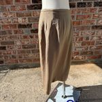 Tracy Reese for Magaschoni 100% Silk Tan Midi Skirt / 6 / Like New Condition Photo 3